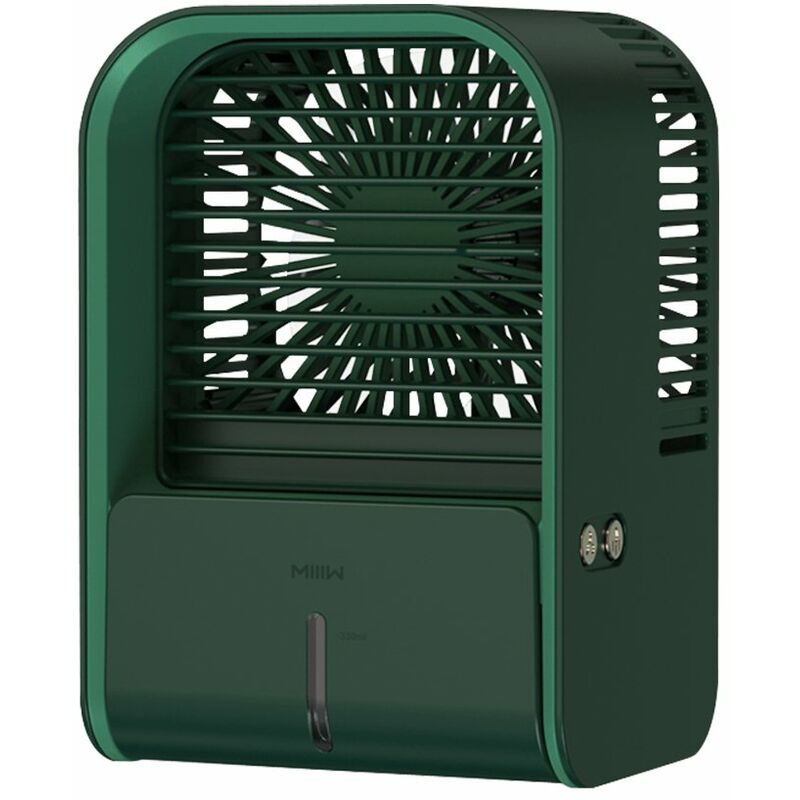 

Ventilador de aire acondicionado portatil Ventilador de humidificacion de escritorio con 3 velocidades y 2 modos de pulverizacion Enfriador de aire