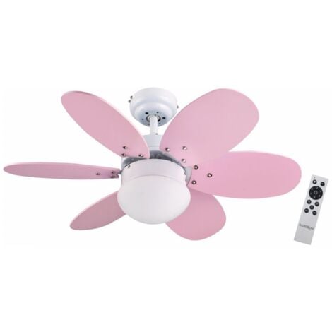 Ventilador de aspas 75cm Bastilipo ALGARVE DC 5628 Azul, Rosa, Bl