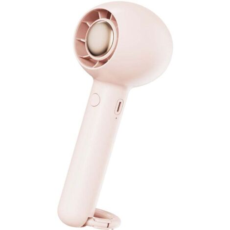 Ventilador de bolsillo KZQ, mini ventilador portátil, batería recargable por USB, 2 velocidades, viento fuerte, ventilador de pestañas personal de mano con hebilla de soporte para niños, mujeres y hom