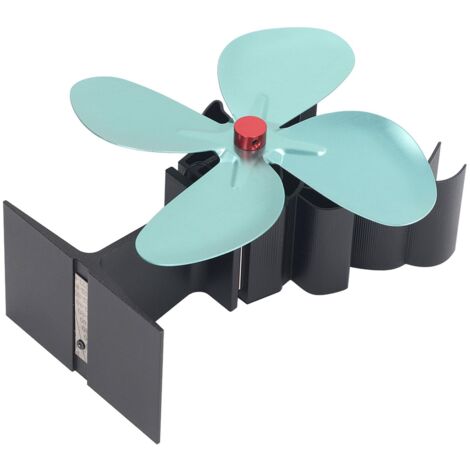 Ventilador de chimenea termodinámico de aleación de aluminio con 4 aspas, tema
