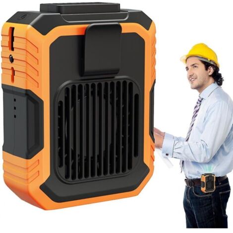 Ventilador de cintura 3 en 1, recargable, de 3 velocidades, para debajo de la ropa Batería externa, miniventilador anticaídas