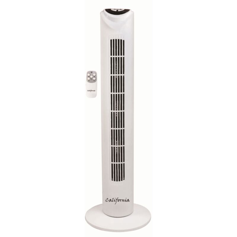 

Ventilador de columna blanco, 80cm, 50w, 3 velocidades