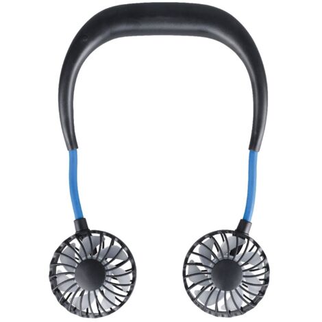 Ventilador de cuello portátil Bhari USB recargable