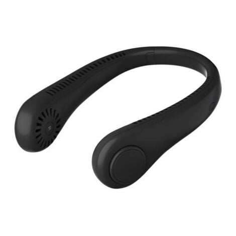 Ventilador de cuello, ventiladores de cuello recargables, ventilador sin aspas de 3 velocidades, mini