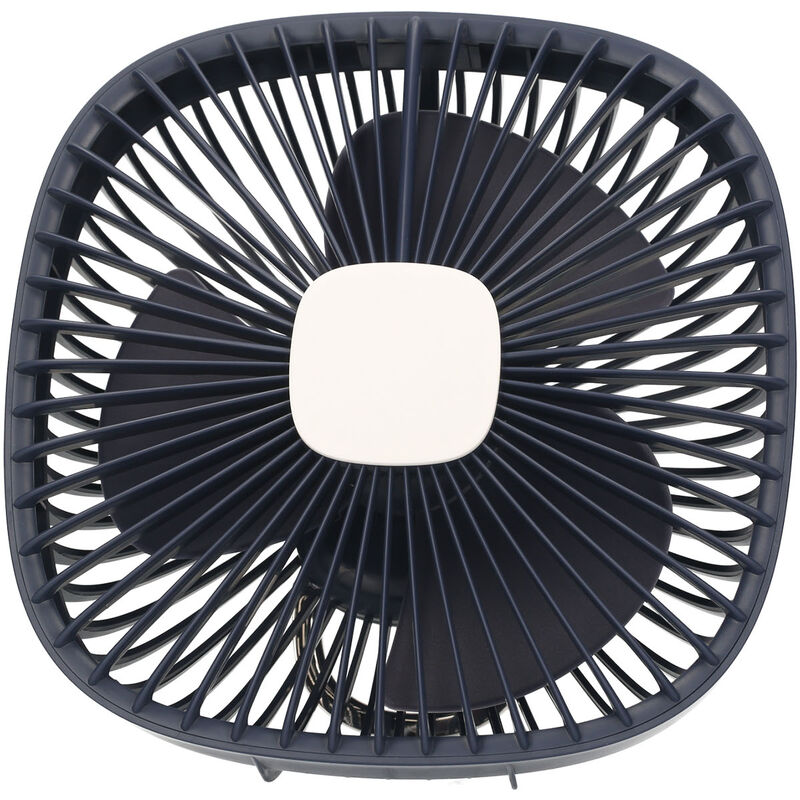 

Ventilador de escritorio portatil Ventilador de camping Gancho ajustable de 360 ​​grados 3 niveles Luz LED 4 velocidades Viento 4000mAh USB