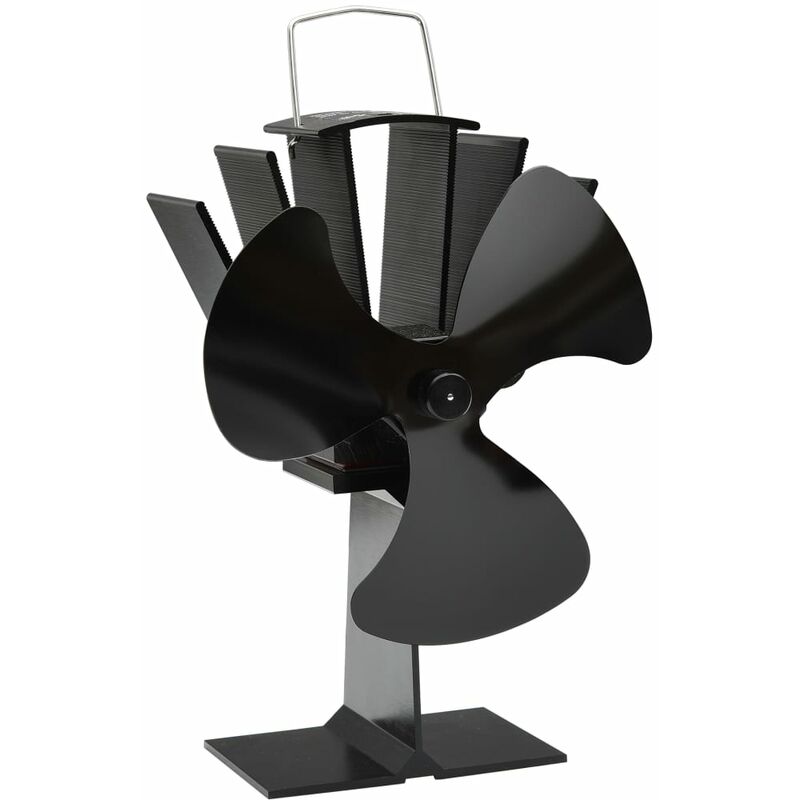 

Ventilador de estufa accionado por calor 3 aspas negro - Negro