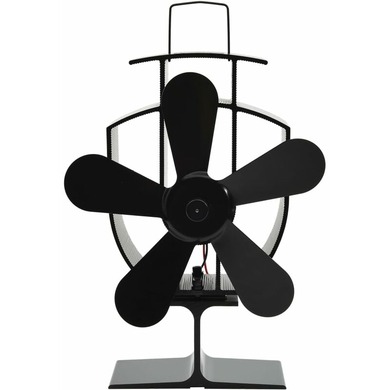 

Ventilador de estufa accionado por calor 5 aspas negro - Negro