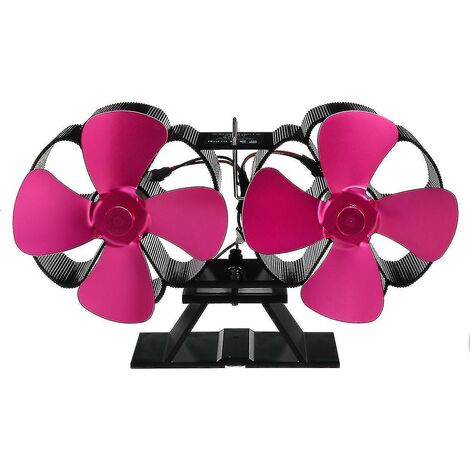 Ventilador de estufa de tipo de pie con cuchillas Hmwy-8 Calentador alimentado por calor de bajo ruido Quemador de leña Chimenea Calor dontodent