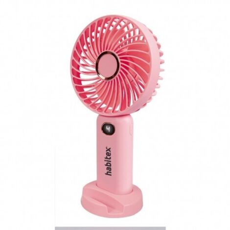 VENTILADOR DE MANO USB HABITEX ROSA -