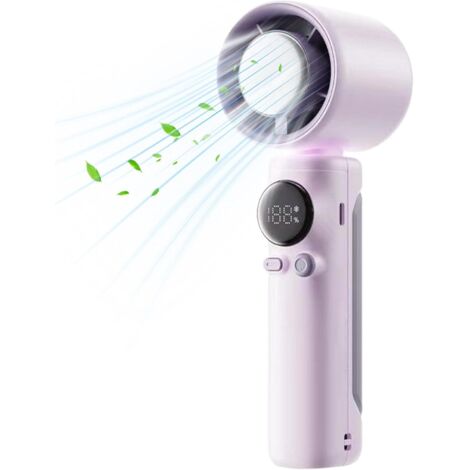 Ventilador de mano – Ventilador portátil para viajes, enfriador potente para cruceros al aire libre, verano, vacaciones, playa, cumpleaños, viajes