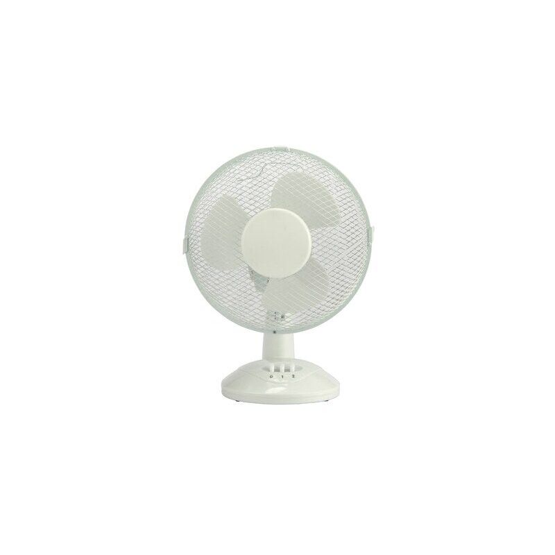 Ventilador de mesa DOMAIR, Dk23 blanco 30 W, D23 cm DOMAIR