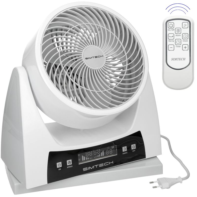 

Ventilador sobremesa suelo silencioso 40W 3 velocidades 25,5 cm control remoto