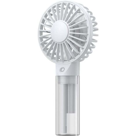 Ventilador de niebla portátil KZQ: ventilador personal recargable con tanque de agua de 32 ml, mini ventilador de mano para viajes, exteriores y maquillaje.