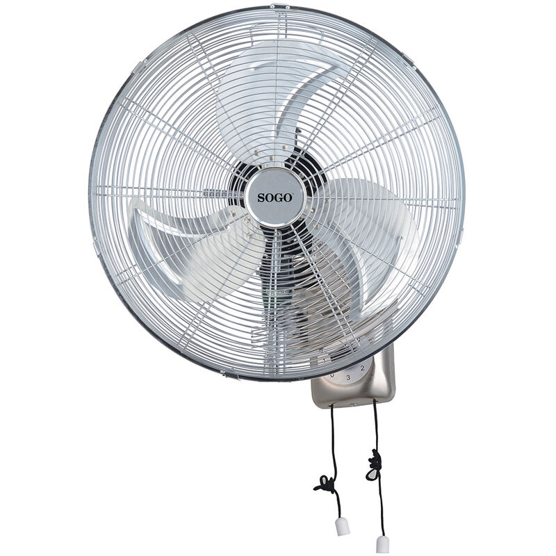 

Ventilador de Pared Industrial 150W Oscilante Alta Potencia Bajo Ruido 45cm