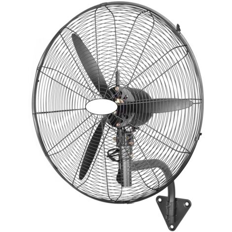 Ventilador de pared industrial Borrasca motor AC 145W negro
