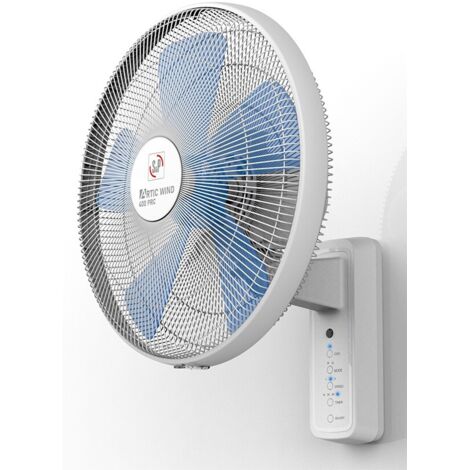 Ventilador de Pared S&P WIND400PRC Gris 55 W Ø 40 cm