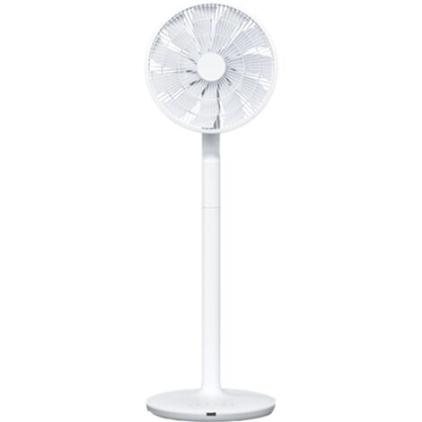 Ventilador de pedestal o de mesa - EOLO 1 Plus blanco – batería integrada – 27 W – ultra silencioso, con conexión a la red eléctrica. RUBY
