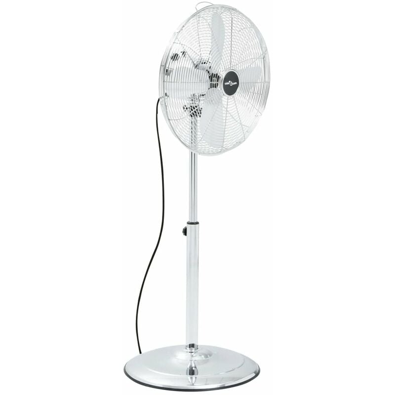 

Happyshopping - Ventilador de pie 3 velocidades cromado 40 cm