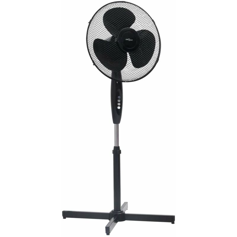 

Happyshopping - Ventilador de pie Φ40 cm 120 cm negro