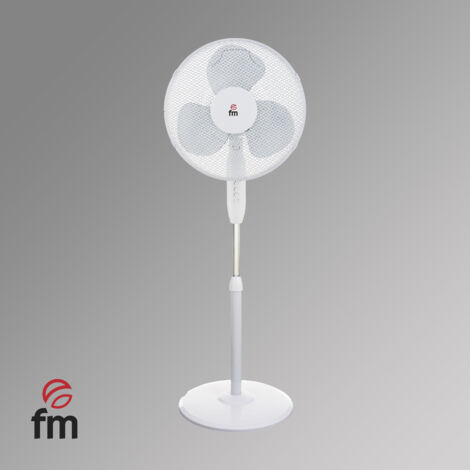 Ventilador de pie 40cm FM VP-40 Blanco 4.5 W