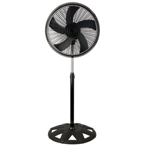 Ventilador de pie Agudo motor AC 65W negro