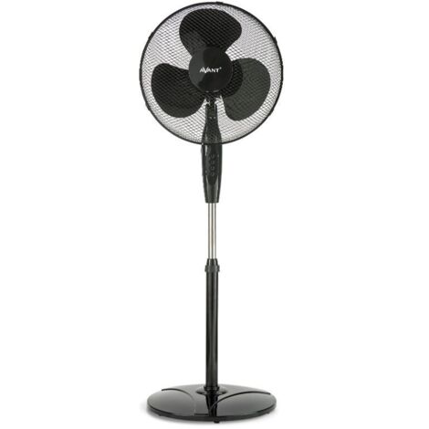Ventilador de pie avant black edition 16" 45w 40cm - base red