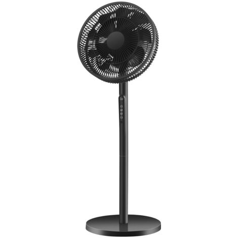 Ventilador de pie Azor motor AC 60W negro