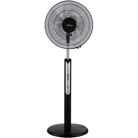 Ventilador de pie base redonda MERCAFAN Ø40 cm – 45 W, oscilante con mando  Oferta exclusiva