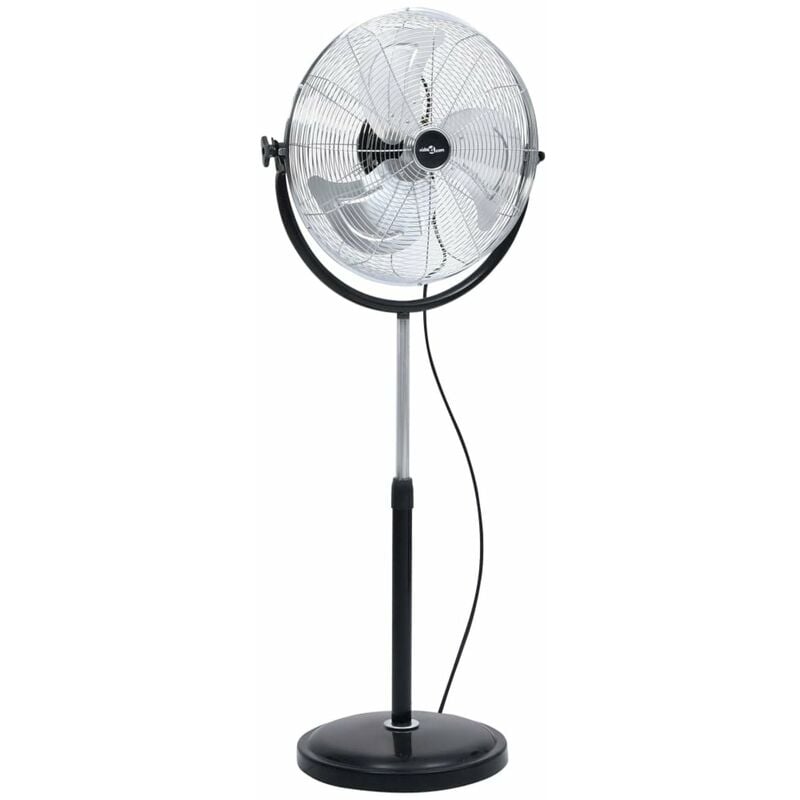 

Happyshopping - Ventilador de pie cabezal inclinable 3 velocidades 45 cm 100 W