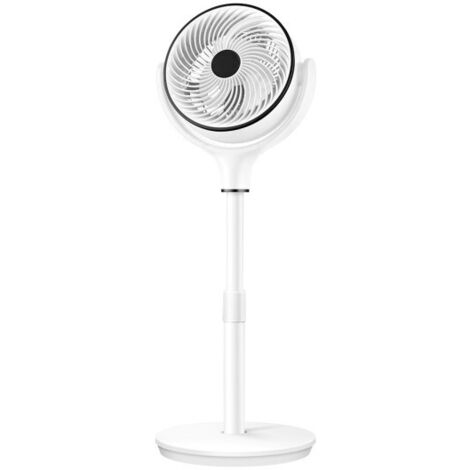 Ventilador De Pie Chorlito Blanco 40w 6vel Oscilacion 3d Regx34x34 Remoto,temporizador Táctil