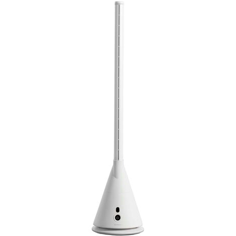 Ventilador de Pie con WiFi 26W 9 Velocidades Modelo Relax Silence Ø23 cm de Dayron Ventilador de Torre Silencioso con Mando a Distancia y Temporizador Ventilador Aire Frío - Blanco