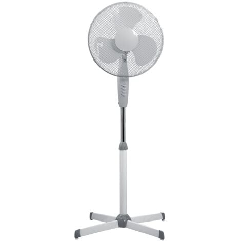 VENTILADOR DE PIE EXTRAIBLE(40 CM) 50W 3 VELOCIDADES PATAS REDONDEADAS