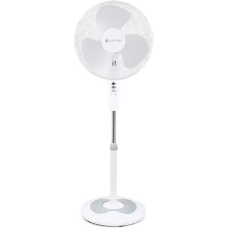Ventilador de Pie Grunkel FAN-165R/ 50W/ 5 Aspas 40cm/ 3 Velocidades