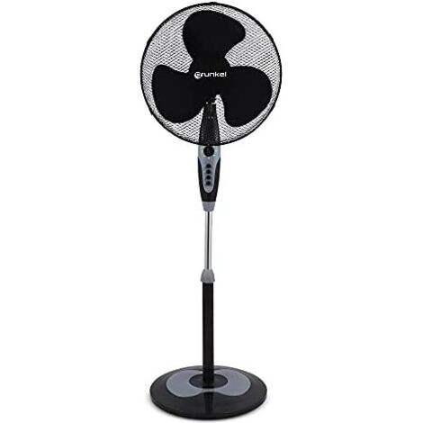 Ventilador de Pie Grunkel FAN-N16ECOTIMER/ 60W/ 5 Aspas 40cm/ 3 Velocidades