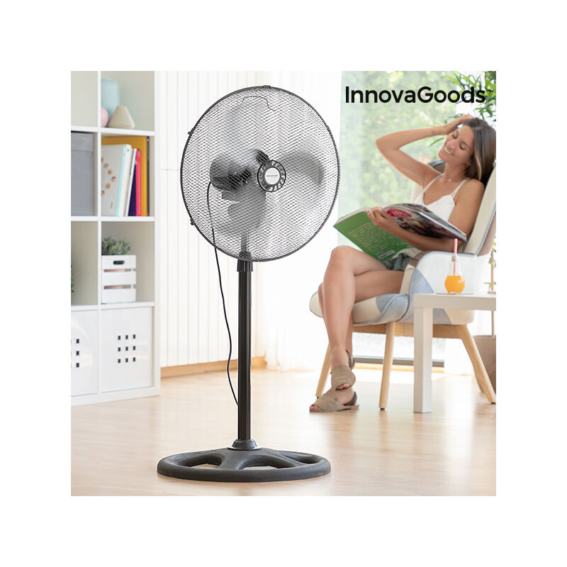 

Ventilador de Pie Industrial InnovaGoods Ø 45 cm 75W Negro