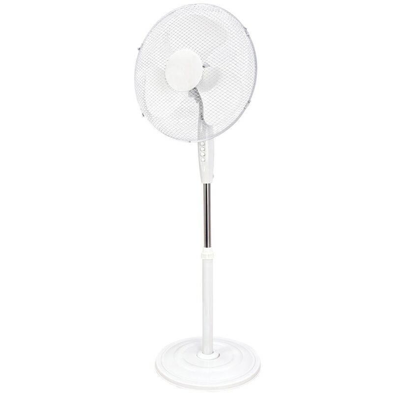 

Ventilador de pie nvr - vp40r - b 40cm - 40w - 3 velocidades - aspas blancas - Nevir