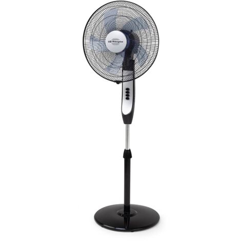Ventilador de pie Orbegozo SF 0441, 5 aspas, 3 velocidades, oscilación oval, 40 cm de diámetro, 55 W