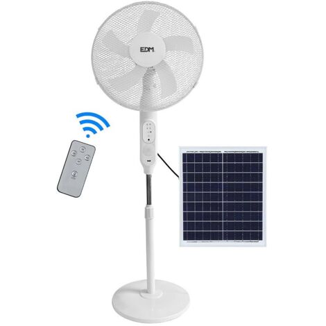 Ventilador de pie solar 25w edm