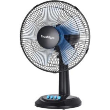 Ventilador de Sobremesa 30cm BASTILIPO ROCHE 401 Negro 35 W