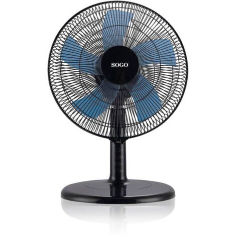 Ventilador de Sobremesa 30cm SOGO SOG-8425490138095 Negro 45 W