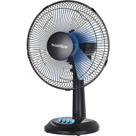 Ventilador de Sobremesa 40cm Bastilipo BARROSA 418 Negro 50W