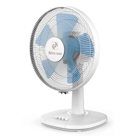 Ventilador de Sobremesa 40cm S&P ARTIC WIND 400 Blanco 55W