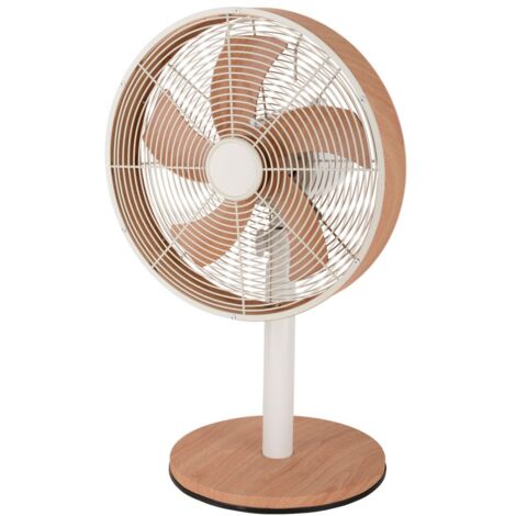 Ventilador de sobremesa AC Alcañiz 45w blanco-haya