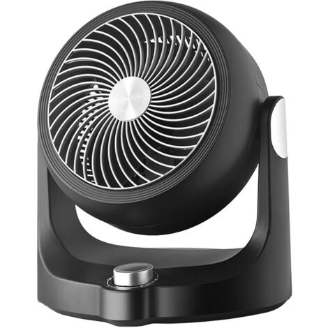 Ventilador de sobremesa Cartago motor AC 40W negro plata