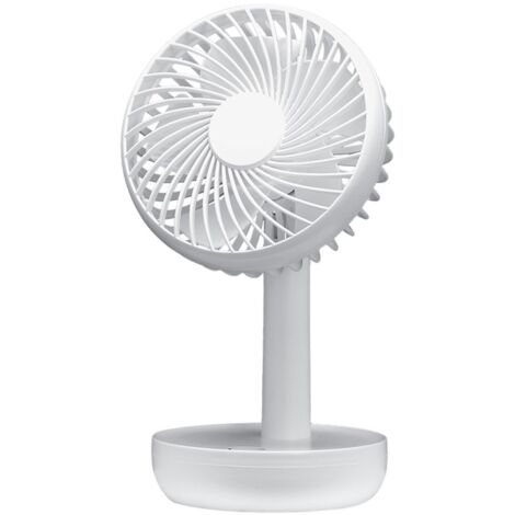 Ventilador de sobremesa inalámbrico Lemosin motor DC 5W blanco