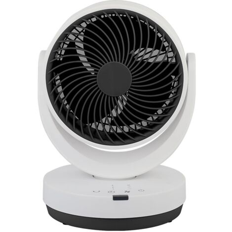 Ventilador de sobremesa Loira motor AC 35W blanco negro