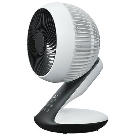 Ventilador de sobremesa Miera motor DC 20W blanco negro