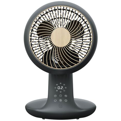 Ventilador de sobremesa Miera motor DC 20W negro