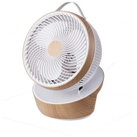 Ventilador de sobremesa Petirrojo motor DC 25W blanco madera