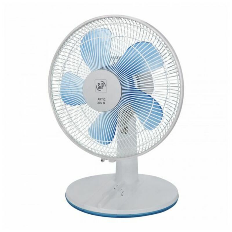 

Ventilador de Sobremesa S&P ARTIC-305 Blanco Gris